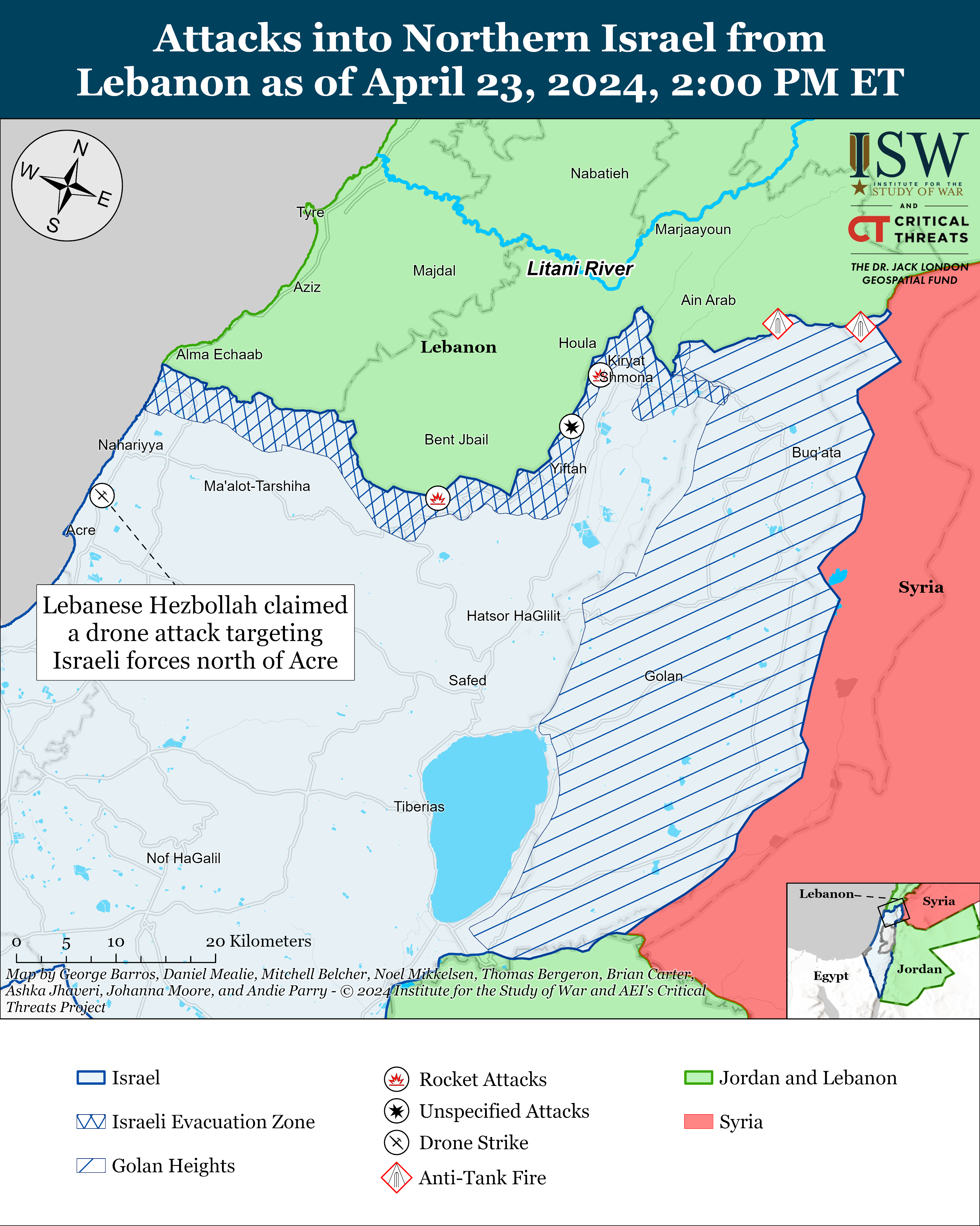 ISW Blog: Iran Update, April 23, 2024